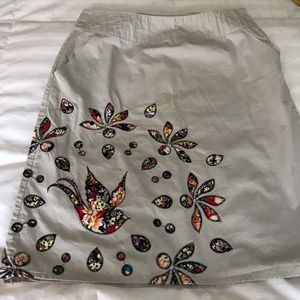 Down East Appliqué Skirt